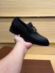 Hermes Black Calfskin Leather Man Shoes 061001 (3)_th.jpg